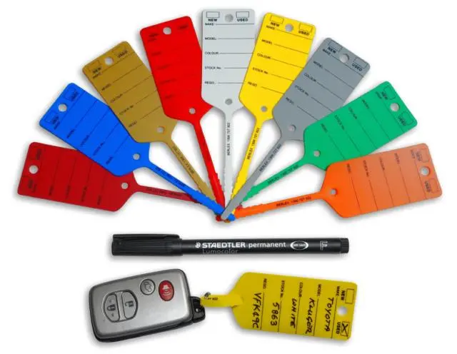 Dura-Tag (Packs of 250) (A mix of colours - enter colours and pack quantities here)