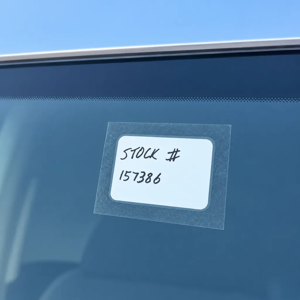 Window Stock ID Stickers (Packs of 300)
